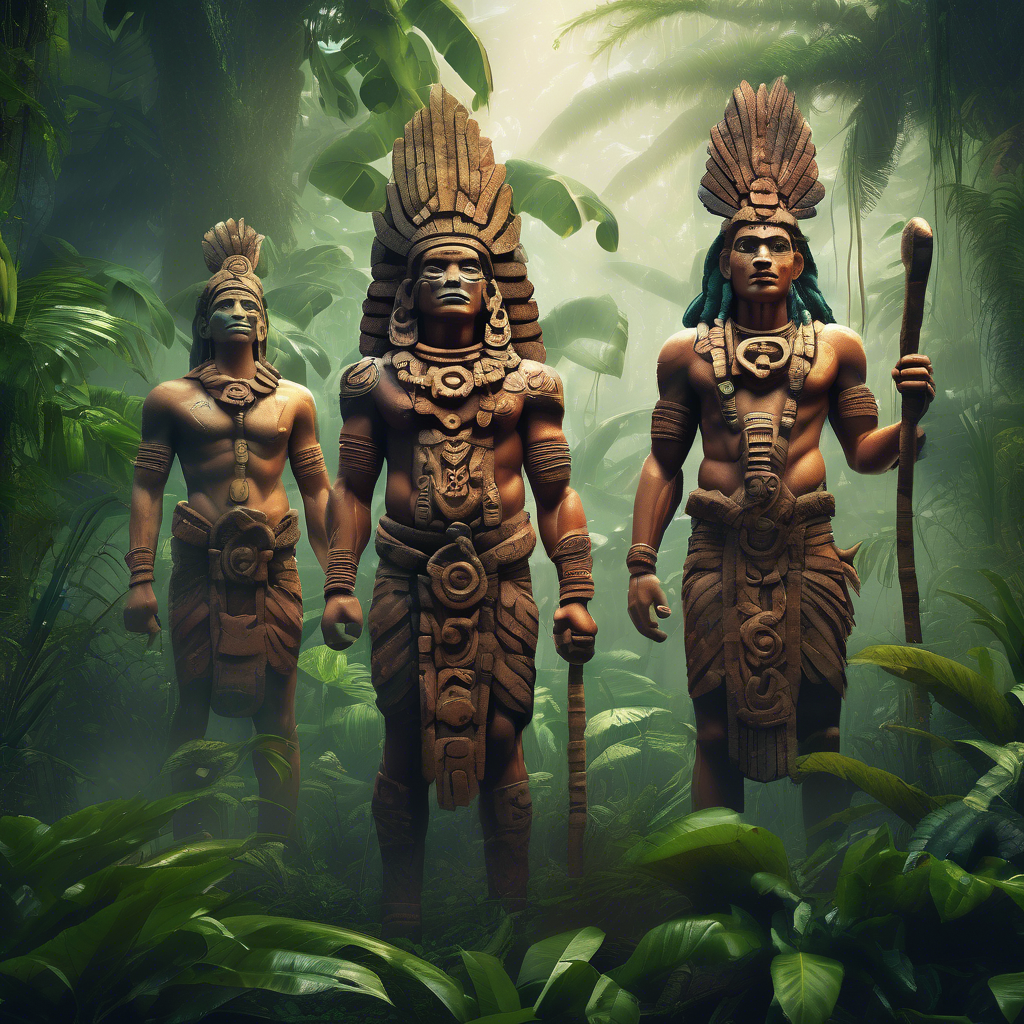 ¿Quiénes eran los dioses mayas de la lluvia y el viento?