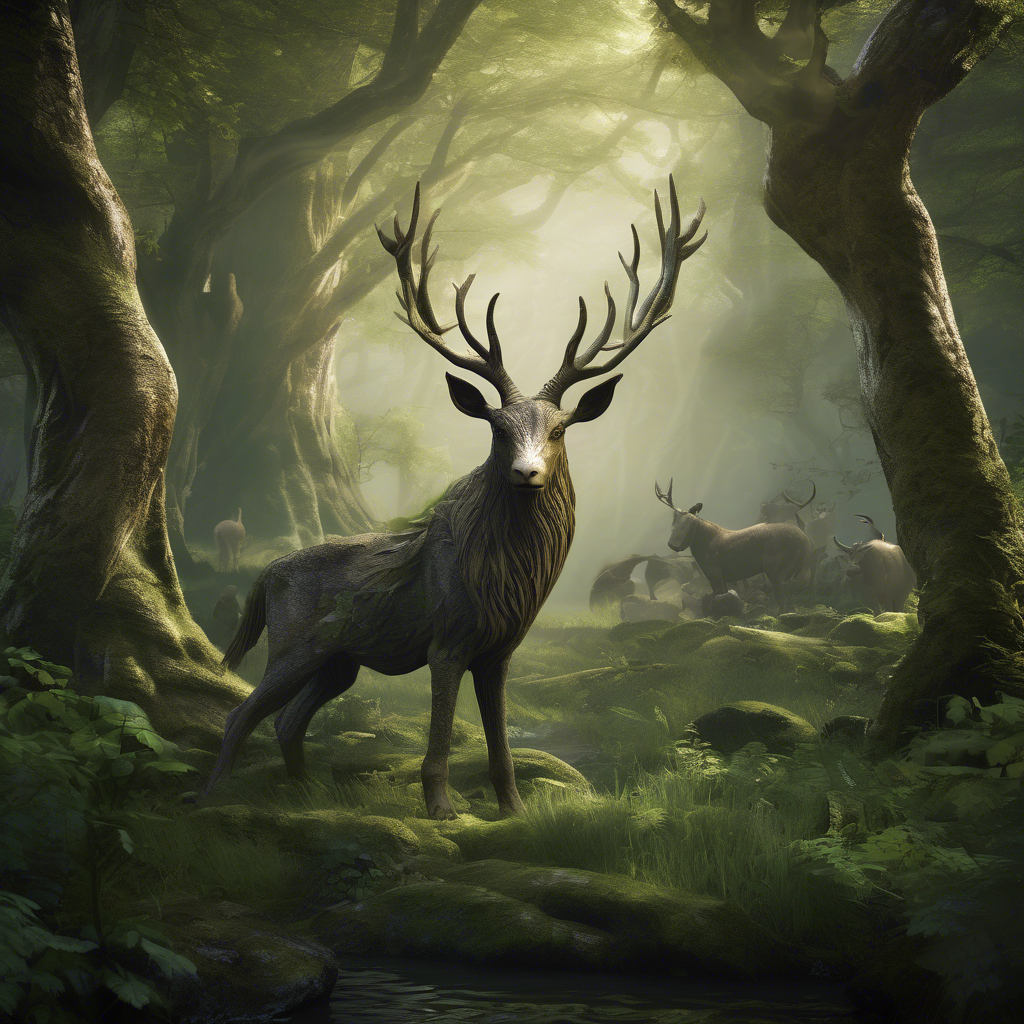 ¿Qué seres mágicos habitaban los bosques celtas?